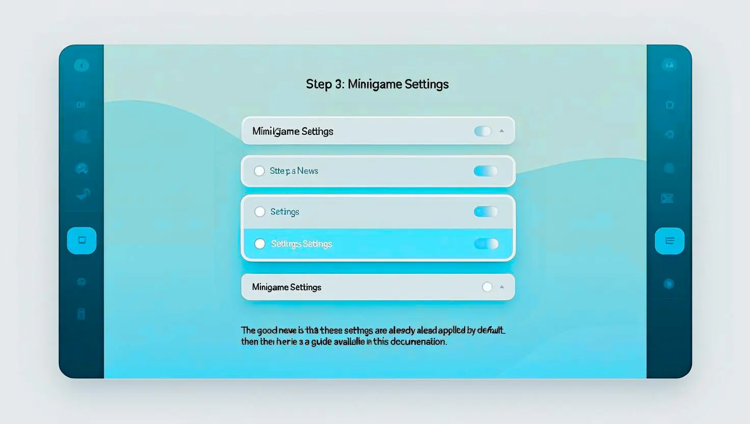 Minigame Settings Tab