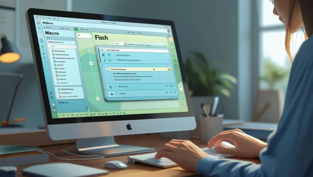 Macro in fisch